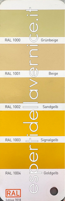 Lista Colori RAL -K7