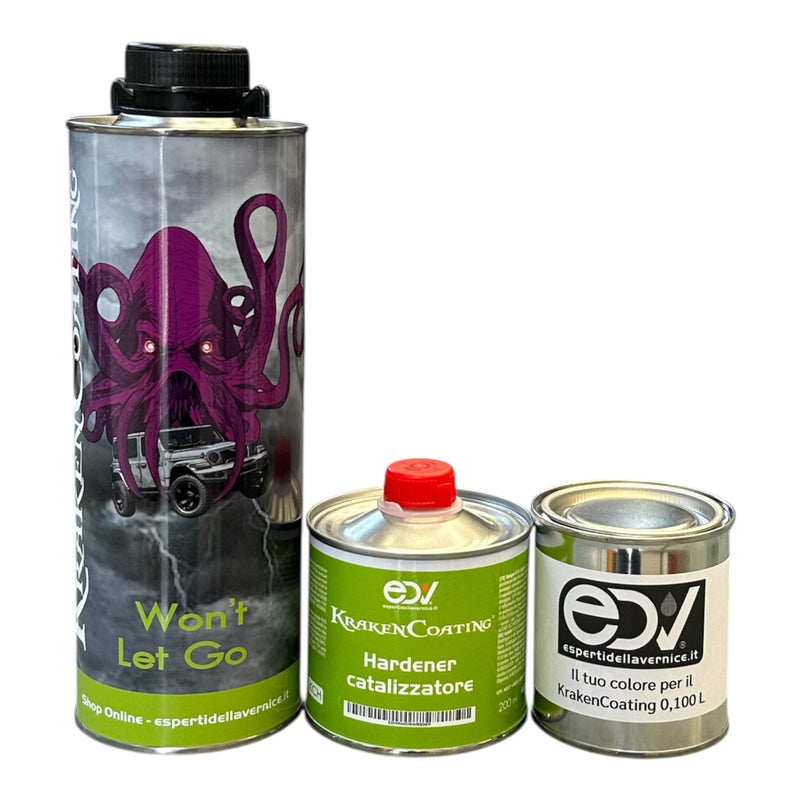 Kit KrakenCoating® BINDER 1L + Catalizzatore + Colore