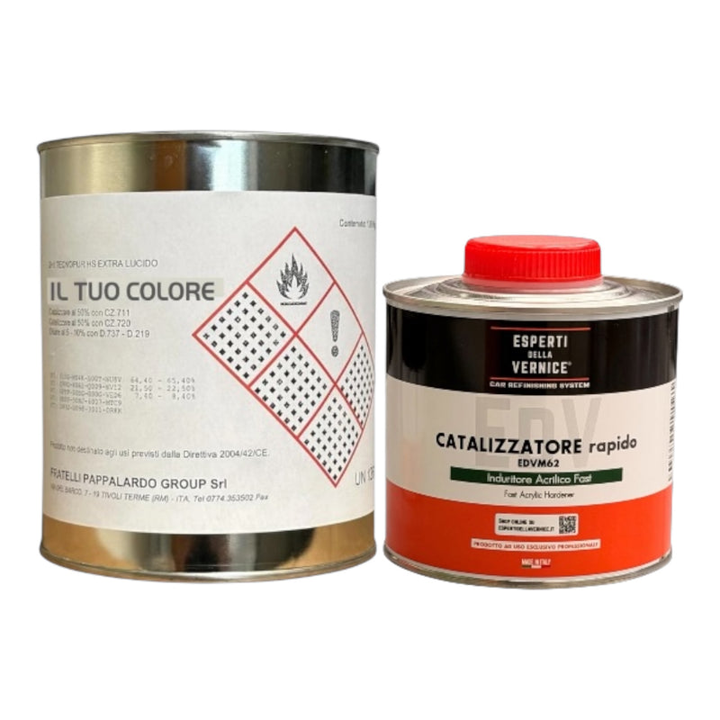 K.2H1 Vernice acrilica HS Lucido diretto 1 Kg + cat.re 0,5L