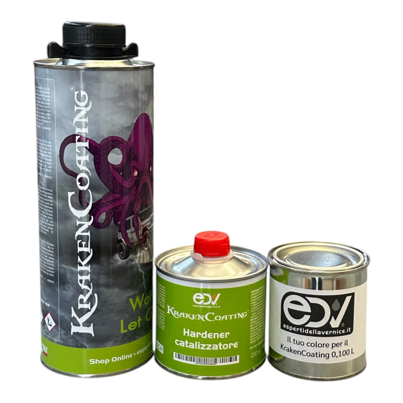 Kit KrakenCoating® BINDER 1L + Catalizzatore + Colore
