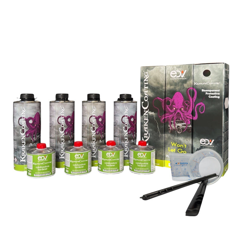 Kit KrakenCoating® BLACK 4L + Catalizzatore