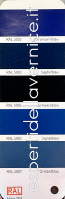 Lista Colori RAL -K7