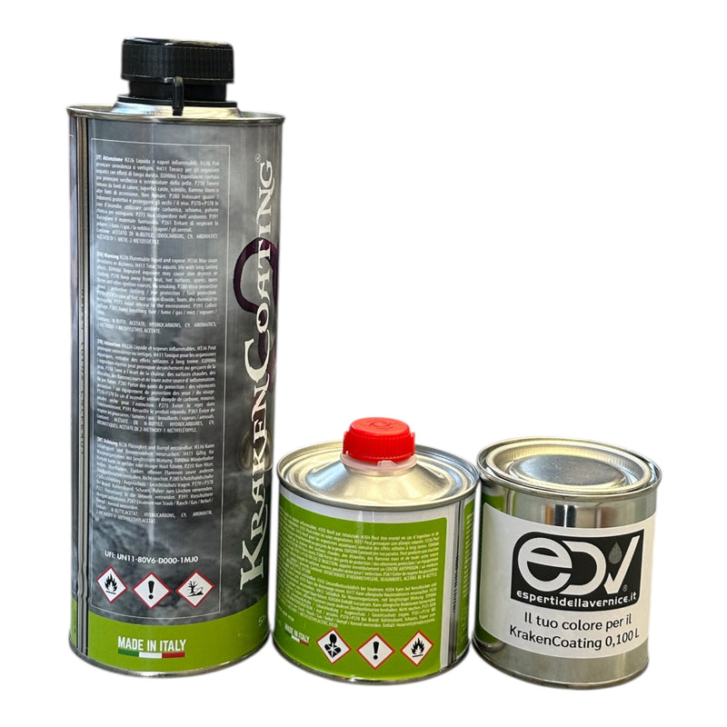 Kit KrakenCoating® BINDER 1L + Catalizzatore + Colore