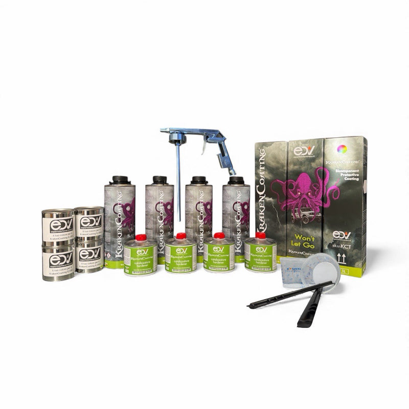 Kit KrakenCoating® Binder 4L + Cat.+ colore compreso + Pistola base