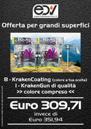 Kit KrakenCoating 8 litri + colore compreso + pistola di qualità