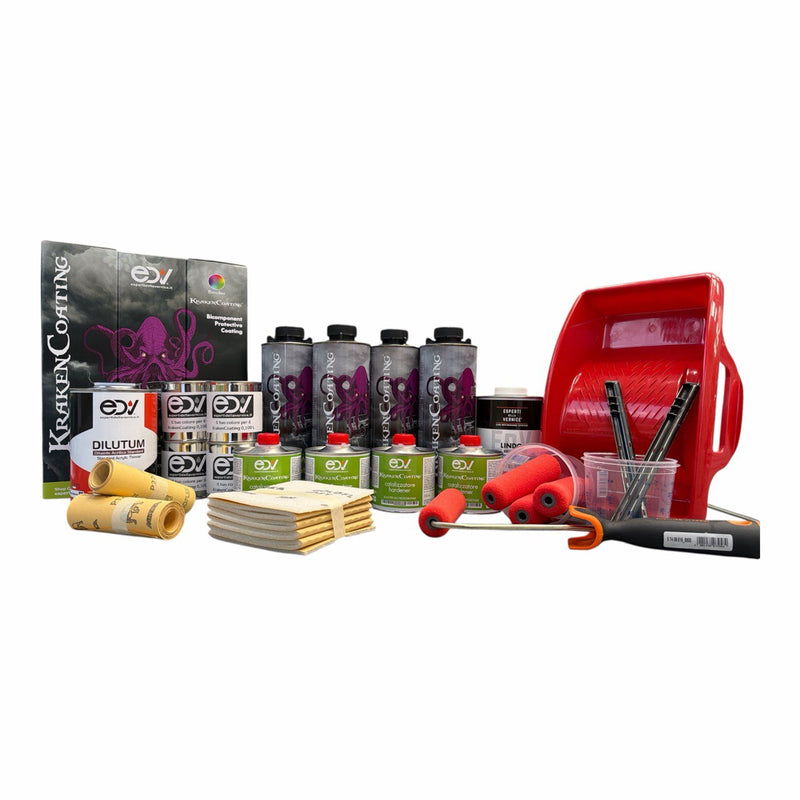 Kit KrakenCoating® Binder 4L + Cat. + colore compreso - AUTO MEDIE/GRANDI - Rullo