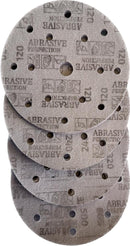 Kit 5 x 4 (20 pezzi totale)  D.150 dischi abrasivi ceramici 120-240-320-500