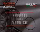 Gladiator Nero Vernice antigraffio alta protezione Kit 4 L cat.re