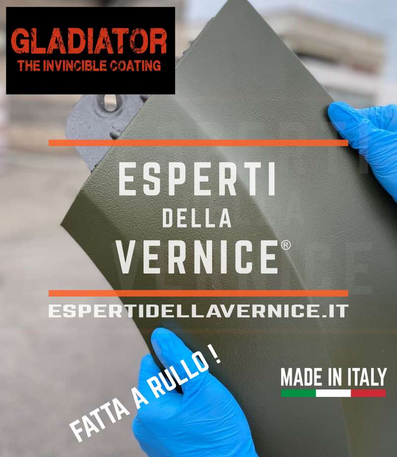 Gladiator Tinteggiabile Vernice antigraffio alta protezione Kit 4 L - COLORE COMPRESO