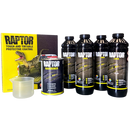 Raptor Tinteggiabile vernice antigraffio Kit 4 flaconi - Resistente Veramente - COLORE COMPRESO