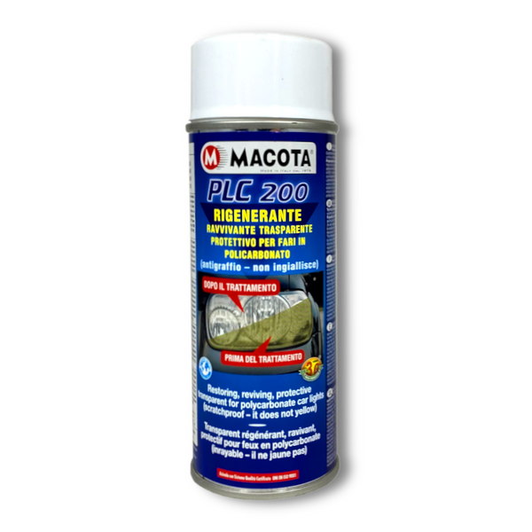 Spray Rigenera Fari Auto 400ml - Rinnova E Protegge Fanali Opachi