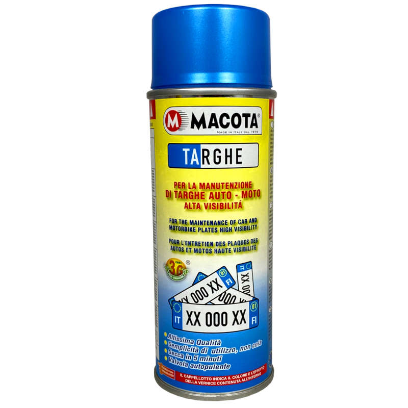 Macota - Spray Targhe Blu - 0,400 L
