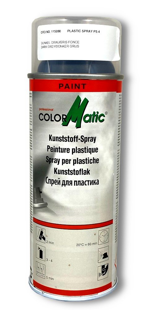 Spray per Plastiche Colormatic Grigio Scuro 0,4 L