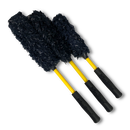 Tris Spazzole per Pulizia Cerchi in Microfibra